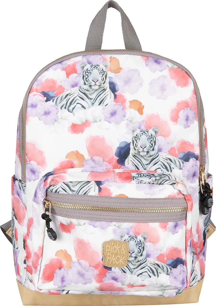 Pick & PACK Freizeitrucksack M Tiger Of Love, Coconut Milk 3 Pick & PACK Freizeitrucksack M Tiger Of Love, Coconut Milk – Bild 3