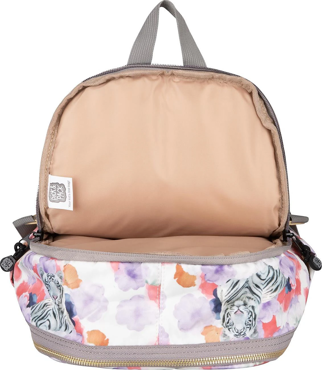 Pick & PACK Freizeitrucksack M Tiger Of Love, Coconut Milk 6 Pick & PACK Freizeitrucksack M Tiger Of Love, Coconut Milk – Bild 6