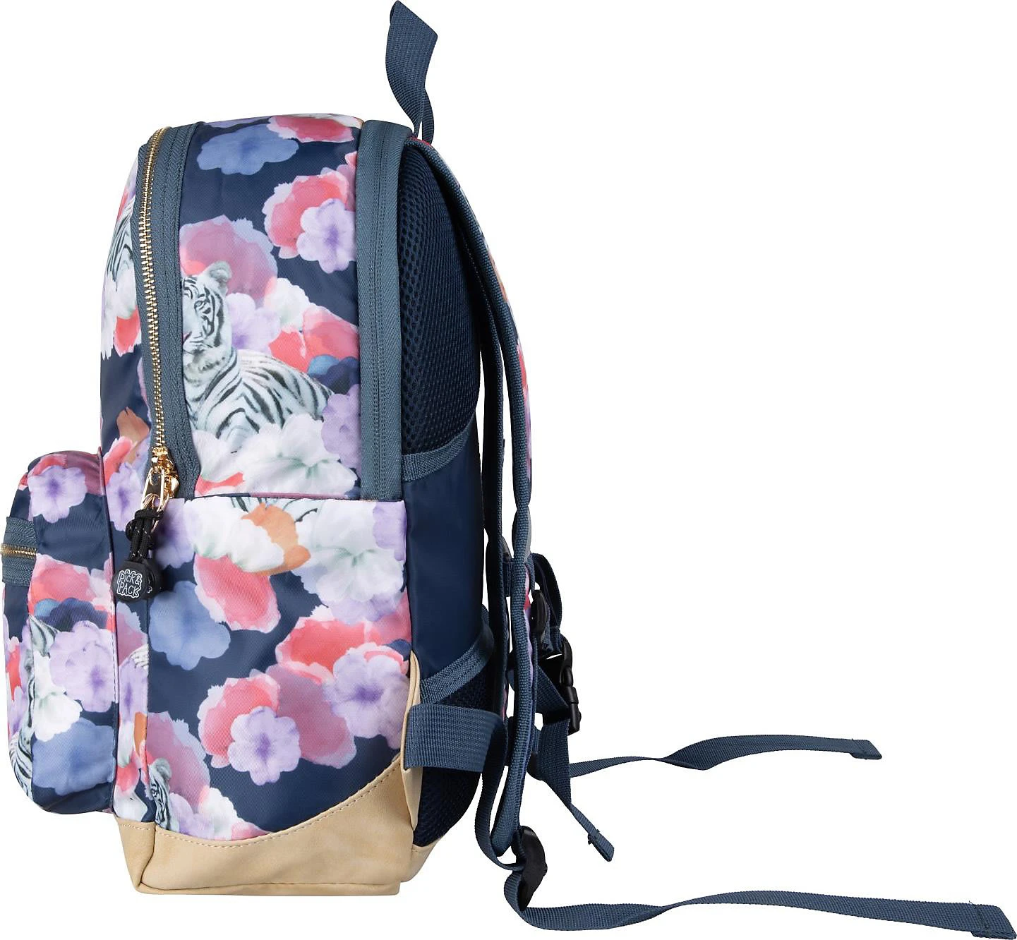 Pick & PACK Freizeitrucksack M Tiger Of Love, Denim 4 Pick & PACK Freizeitrucksack M Tiger Of Love, Denim – Bild 4