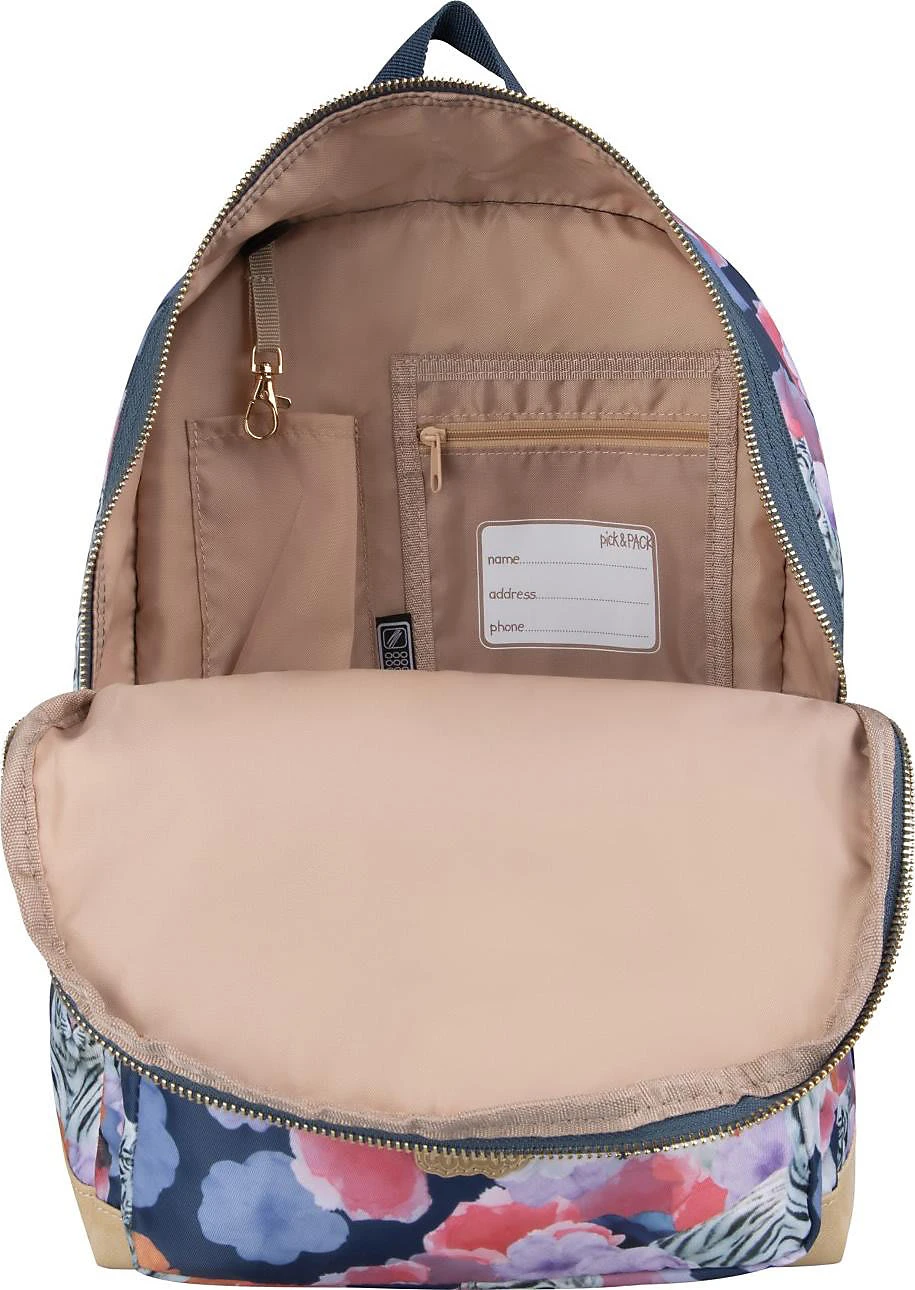 Pick & PACK Freizeitrucksack M Tiger Of Love, Denim 5 Pick & PACK Freizeitrucksack M Tiger Of Love, Denim – Bild 5