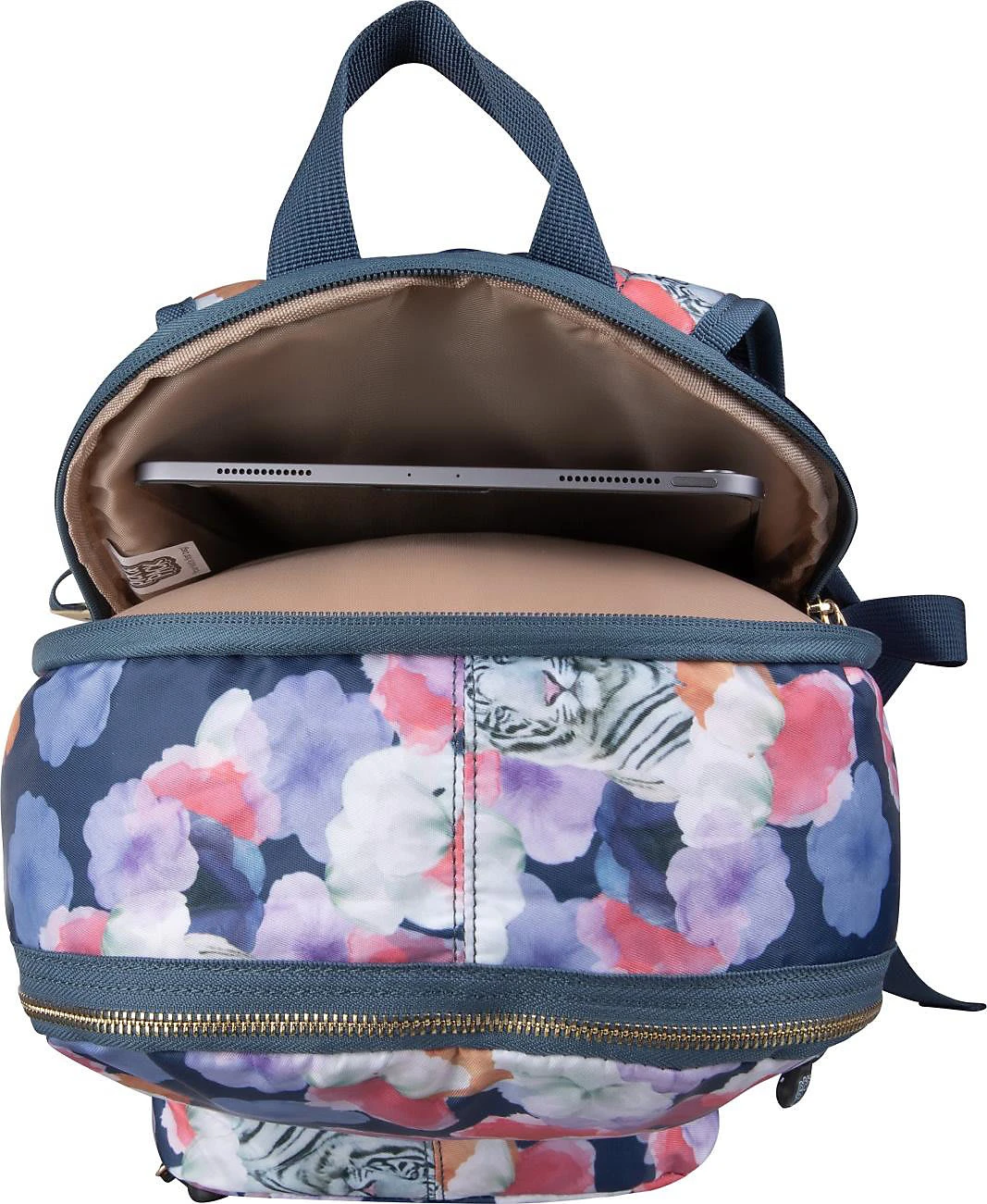 Pick & PACK Freizeitrucksack M Tiger Of Love, Denim 6 Pick & PACK Freizeitrucksack M Tiger Of Love, Denim – Bild 6