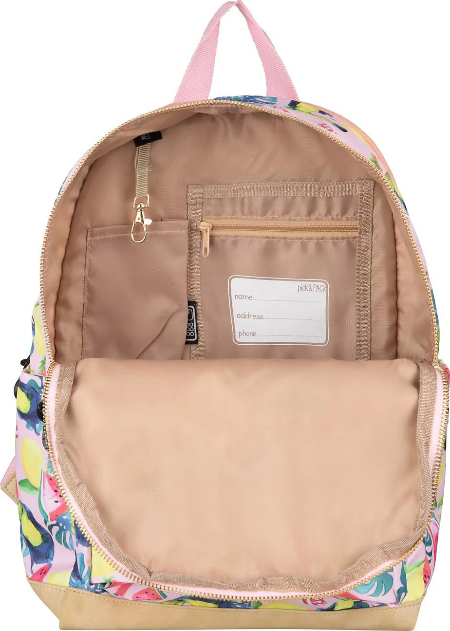 Pick & PACK Freizeitrucksack M Tropical Fruit, Soft Pink 5 Pick & PACK Freizeitrucksack M Tropical Fruit, Soft Pink – Bild 5