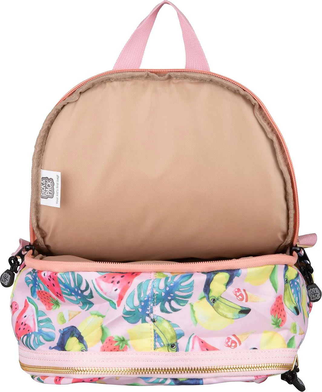 Pick & PACK Freizeitrucksack M Tropical Fruit, Soft Pink 6 Pick & PACK Freizeitrucksack M Tropical Fruit, Soft Pink – Bild 6