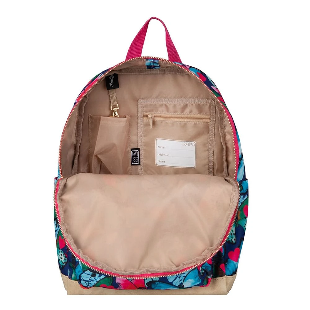 Pick & PACK Grundschul-Rucksack M Happy Jungel, Navy In Rosa/blau 5 Pick & PACK Grundschul-Rucksack M Happy Jungel, Navy In Rosa/blau – Bild 5