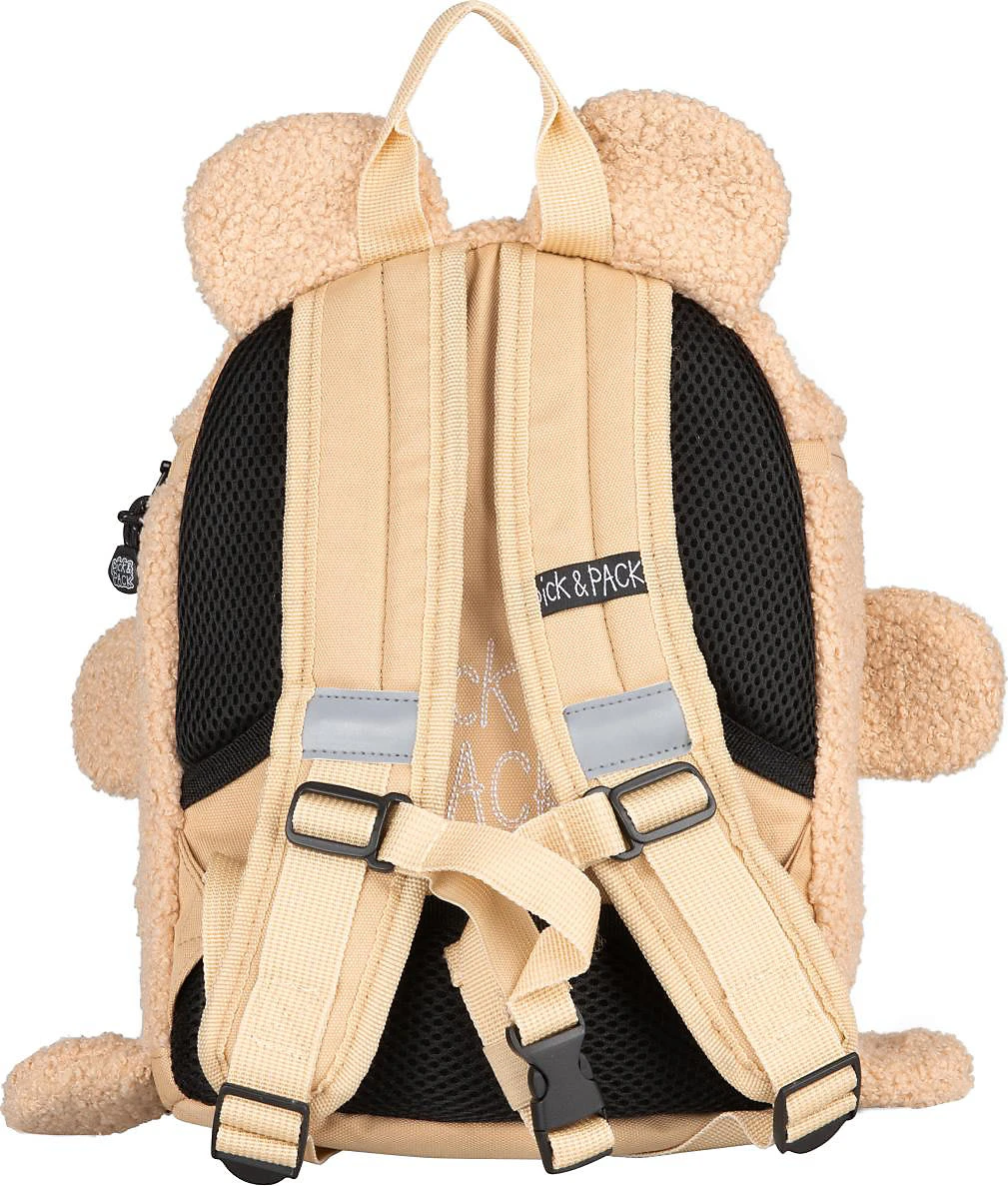 Pick & PACK Kindergartenrucksack S Teddy Bear Shape, Brown 2 Pick & PACK Kindergartenrucksack S Teddy Bear Shape, Brown – Bild 2