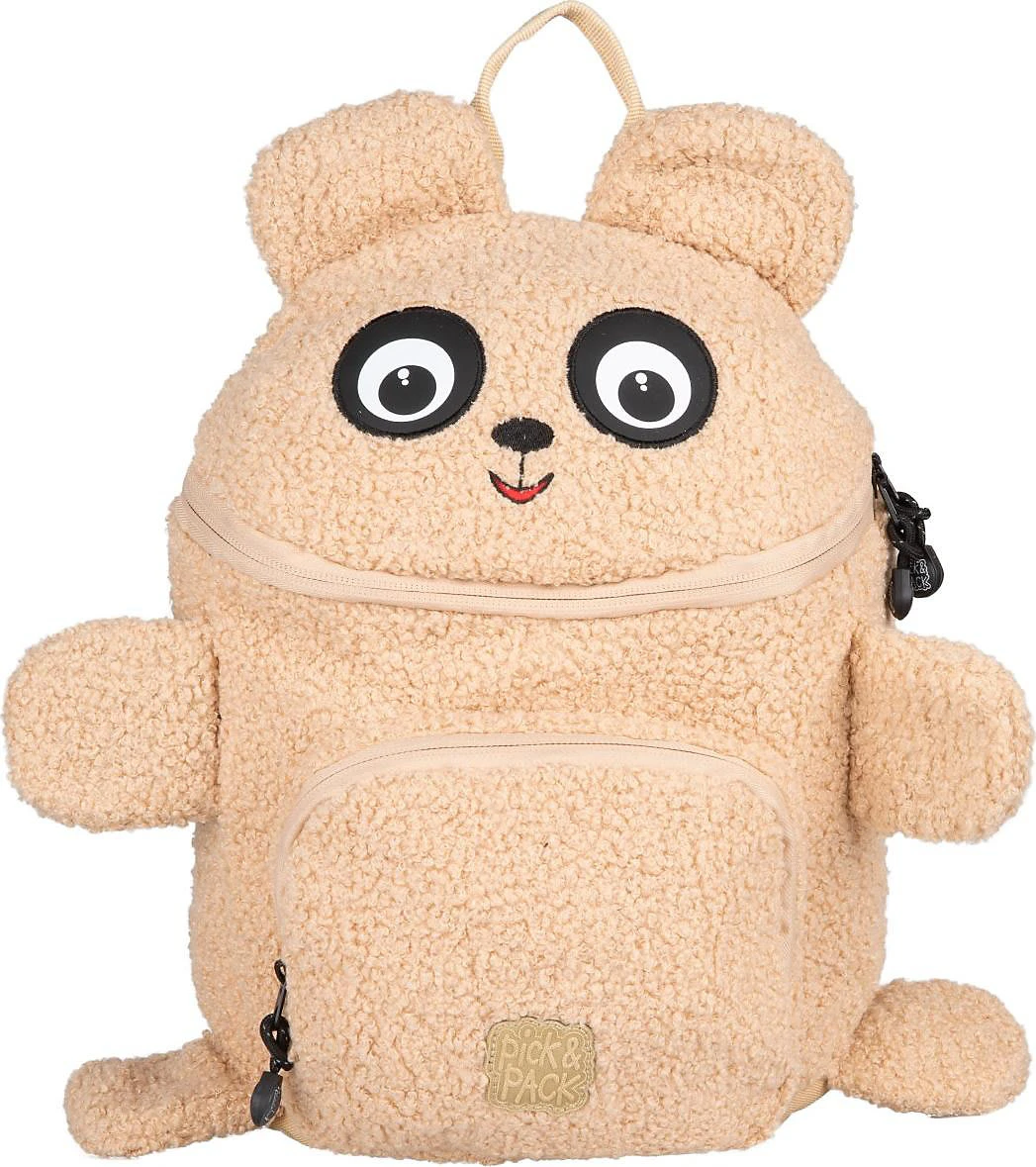 Pick & PACK Kindergartenrucksack S Teddy Bear Shape, Brown 3 Pick & PACK Kindergartenrucksack S Teddy Bear Shape, Brown – Bild 3