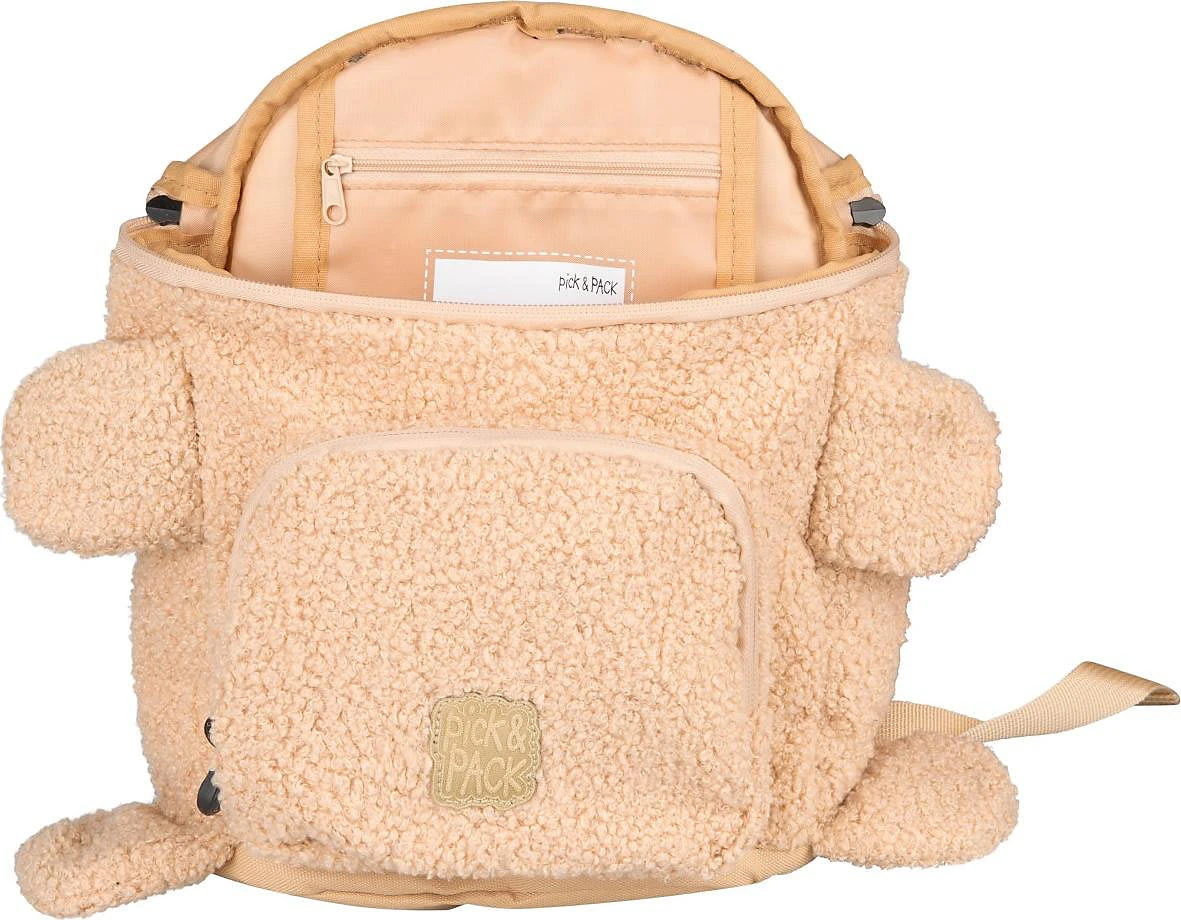 Pick & PACK Kindergartenrucksack S Teddy Bear Shape, Brown 5 Pick & PACK Kindergartenrucksack S Teddy Bear Shape, Brown – Bild 5