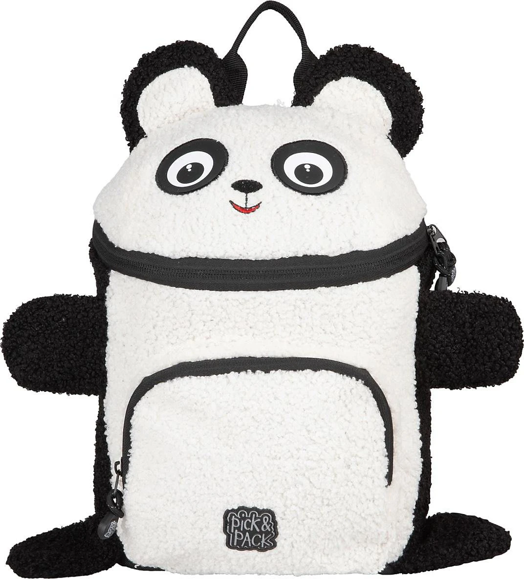 Pick & PACK Kindergartenrucksack S Teddy Panda Shape, Black 3 Pick & PACK Kindergartenrucksack S Teddy Panda Shape, Black – Bild 3