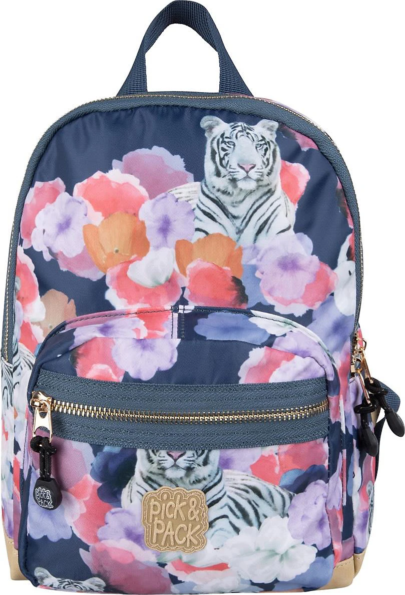 Pick & PACK Kindergartenrucksack S Tiger Of Love, Denim 3 Pick & PACK Kindergartenrucksack S Tiger Of Love, Denim – Bild 3