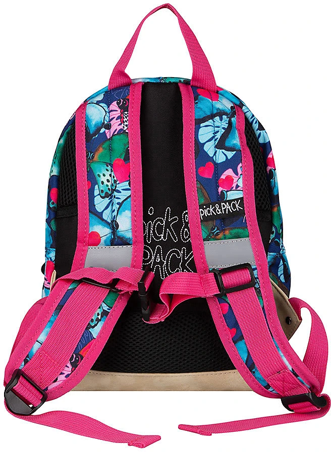 Pick & PACK Kinderrucksack S Beautiful Butterfly Navy 2 Pick & PACK Kinderrucksack S Beautiful Butterfly Navy – Bild 2