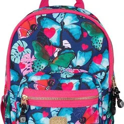 Pick & PACK Kinderrucksack S Beautiful Butterfly Navy