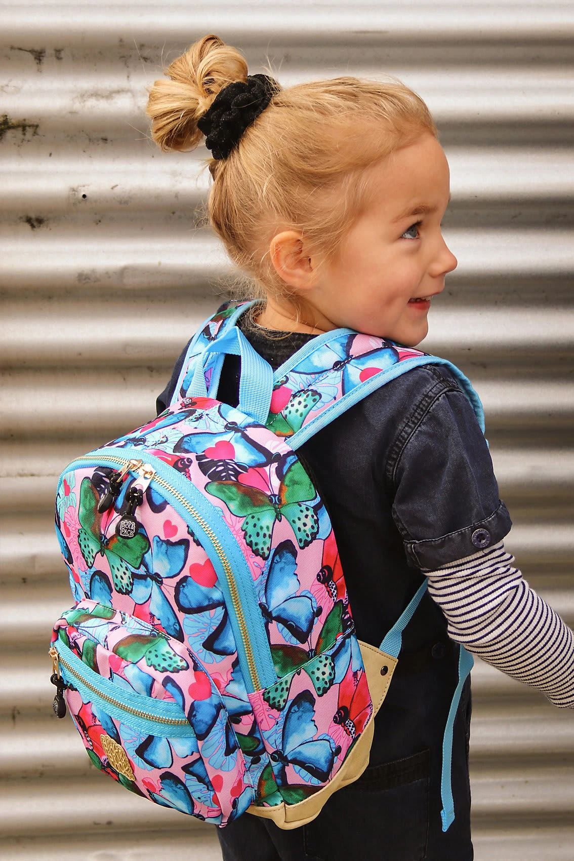 Pick & PACK Kinderrucksack S Beautiful Butterfly Navy 7 Pick & PACK Kinderrucksack S Beautiful Butterfly Navy – Bild 7