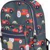 Pick & PACK Kinderrucksack S Cars Leaf Green