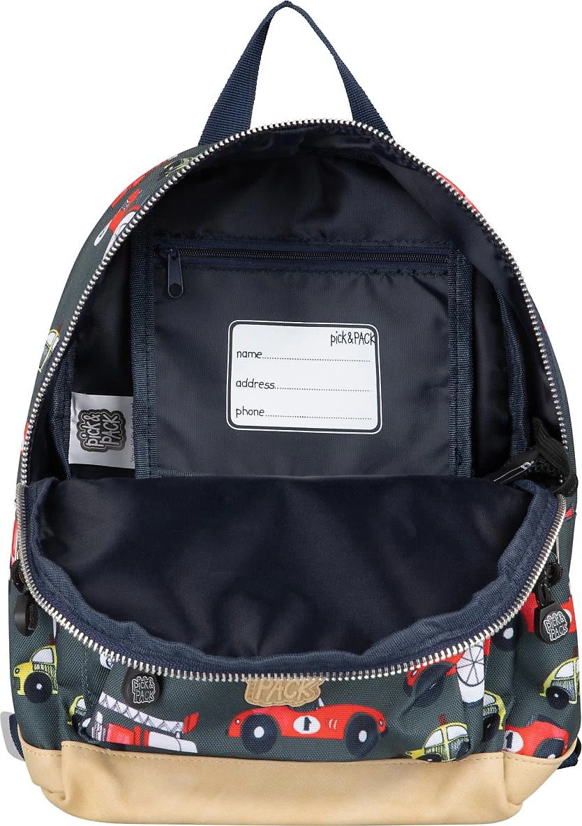 Pick & PACK Kinderrucksack S Cars Leaf Green 5 Pick & PACK Kinderrucksack S Cars Leaf Green – Bild 5