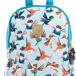 Pick & PACK Kinderrucksack XS Birds Dusty Blue