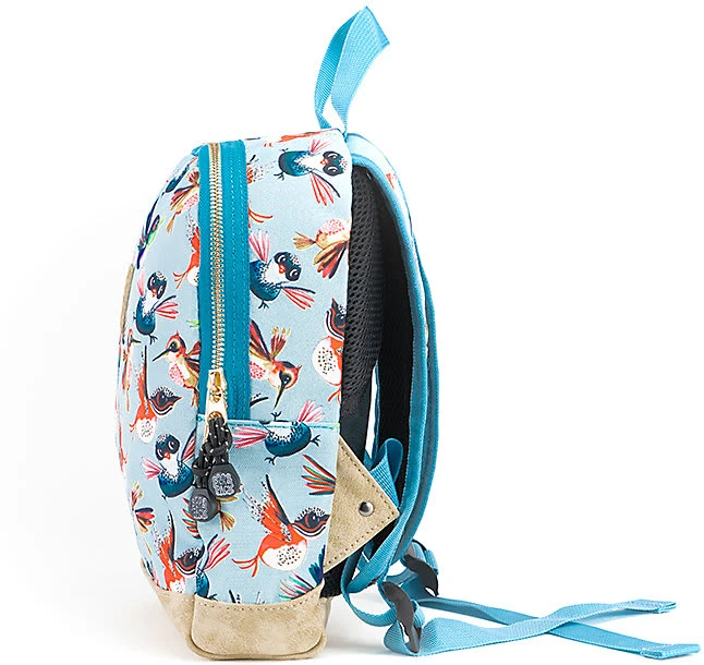 Pick & PACK Kinderrucksack XS Birds Dusty Blue 4 Pick & PACK Kinderrucksack XS Birds Dusty Blue – Bild 4