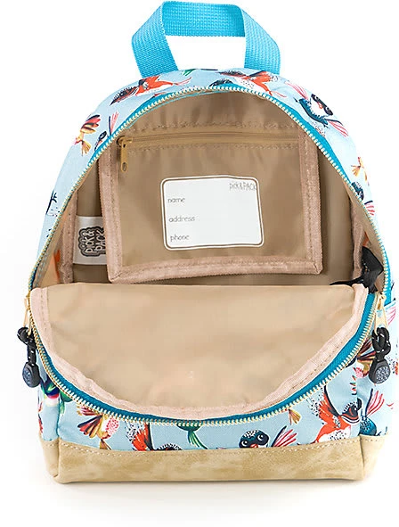 Pick & PACK Kinderrucksack XS Birds Dusty Blue 5 Pick & PACK Kinderrucksack XS Birds Dusty Blue – Bild 5
