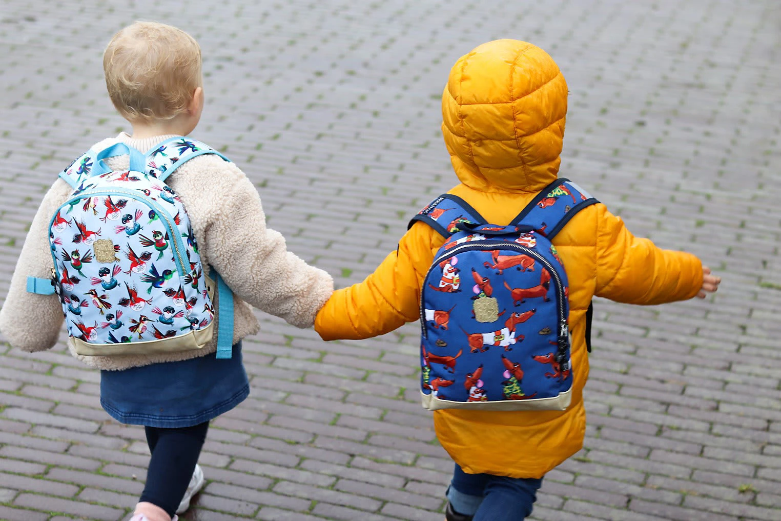 Pick & PACK Kinderrucksack XS Birds Dusty Blue 6 Pick & PACK Kinderrucksack XS Birds Dusty Blue – Bild 6