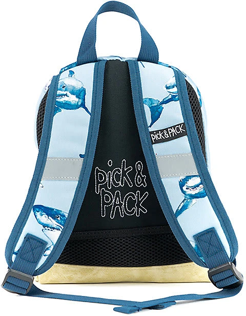 Pick & PACK Kinderrucksack XS Shark Light Blue 2 Pick & PACK Kinderrucksack XS Shark Light Blue – Bild 2