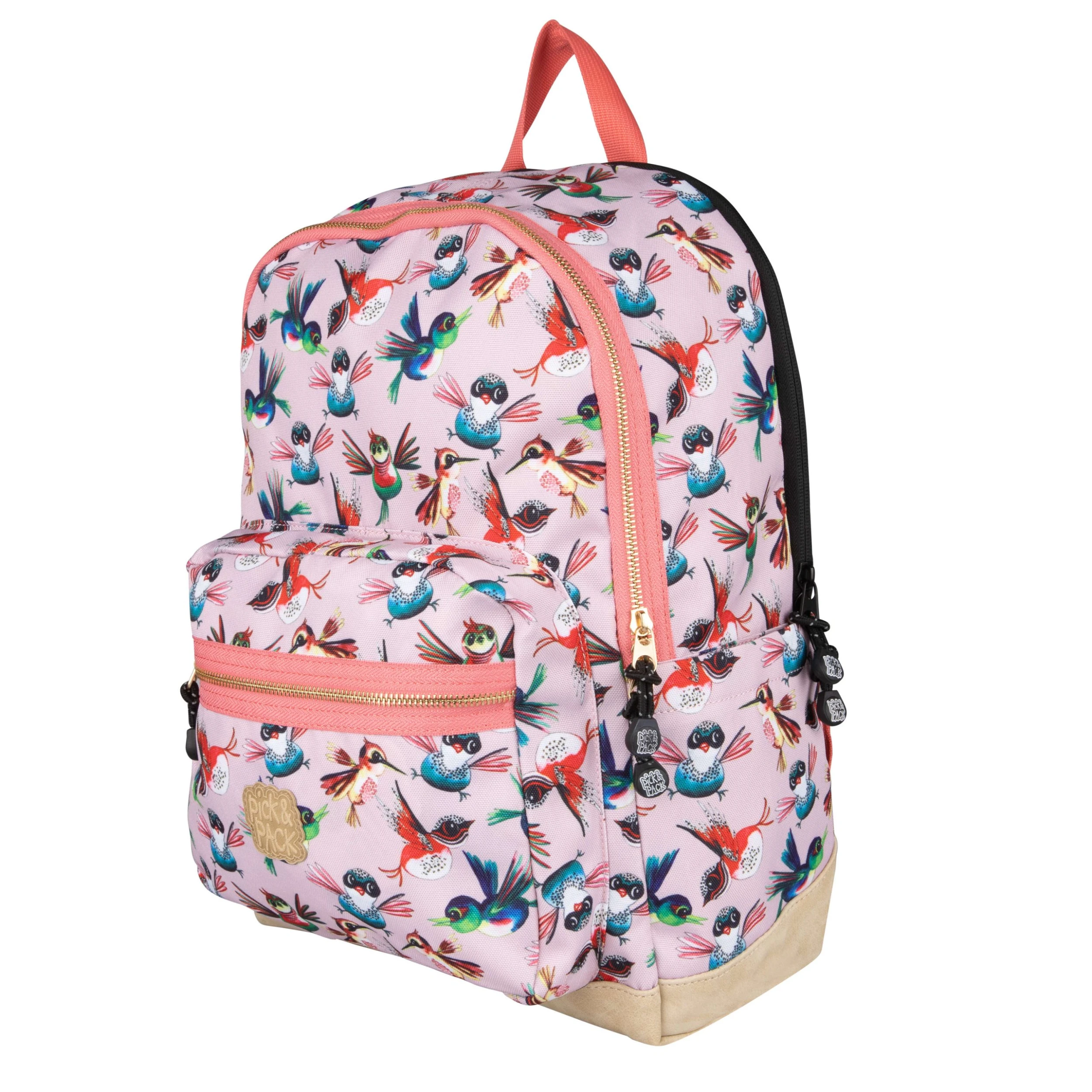 Pick & PACK Rucksack Birds In Pink 2 Pick & PACK Rucksack Birds In Pink – Bild 2