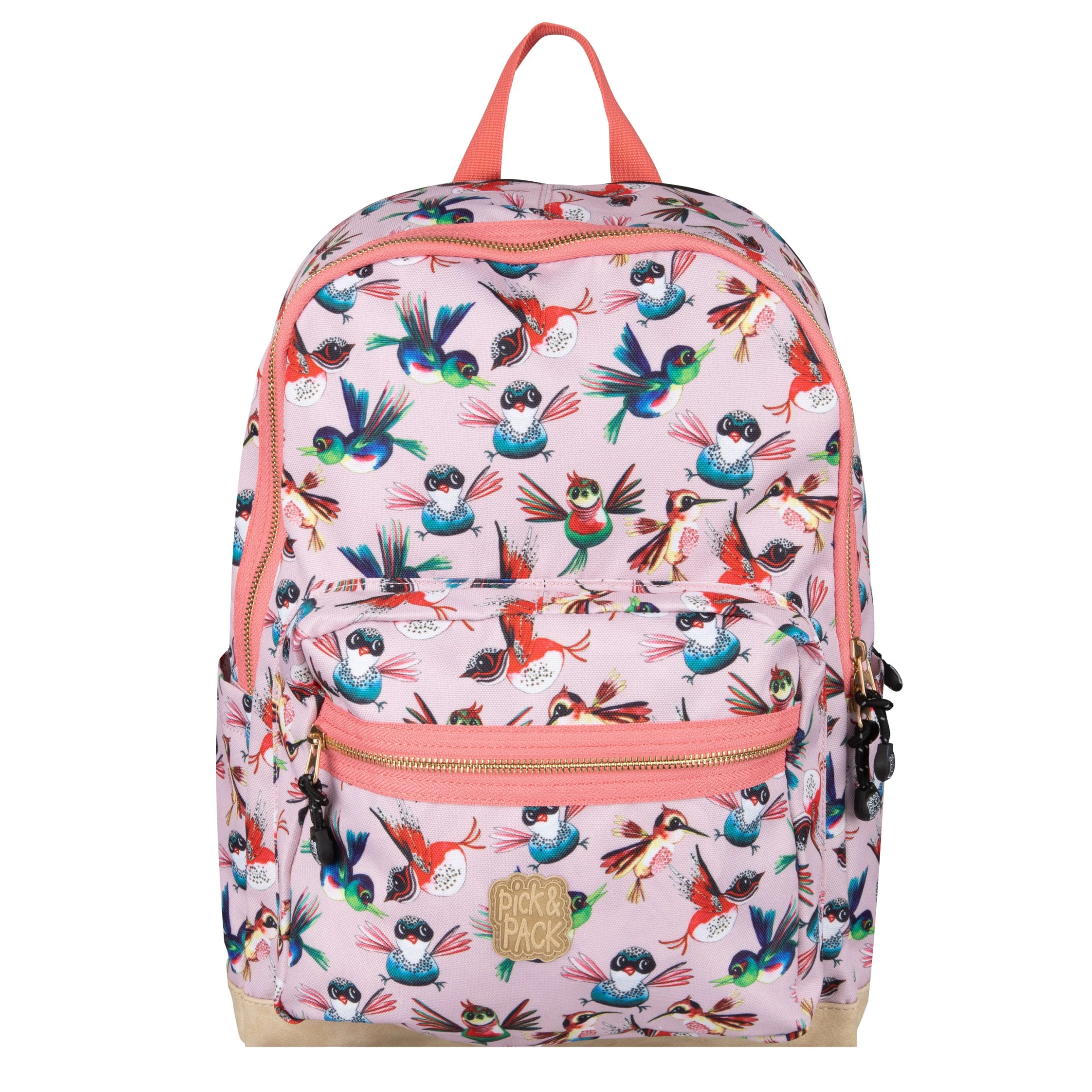 Pick & PACK Rucksack Birds In Pink 1 Pick & PACK Rucksack Birds In Pink