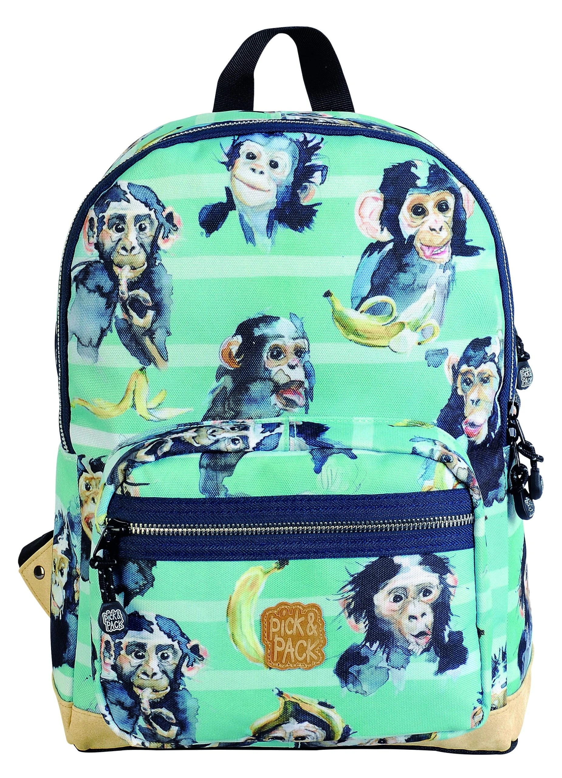 Pick & PACK Rucksack Chimpanze In Grün 1 Pick & PACK Rucksack Chimpanze In Grün