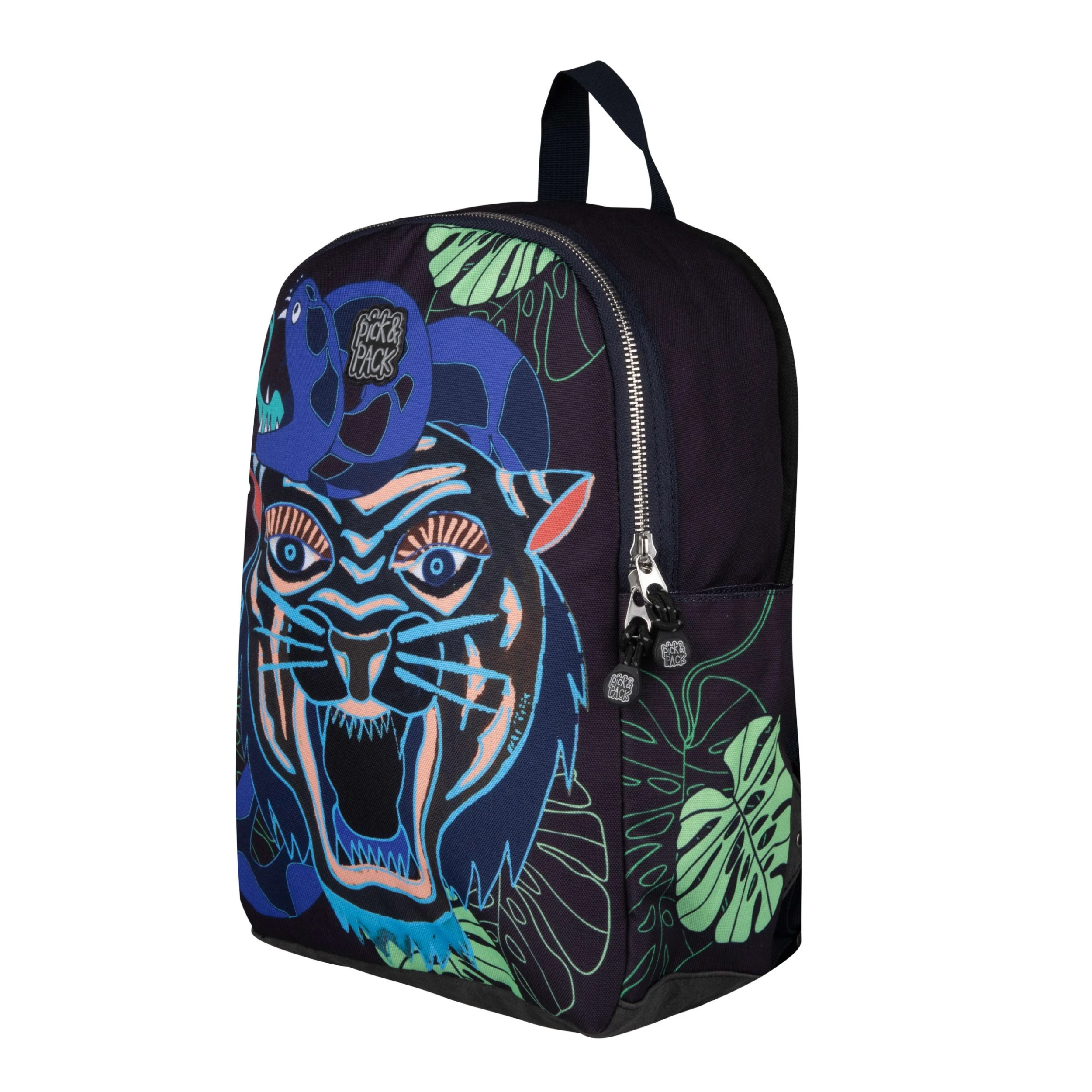 Pick & PACK Rucksack Dangerous Cat M In Blau-bedruckt 2 Pick & PACK Rucksack Dangerous Cat M In Blau-bedruckt – Bild 2