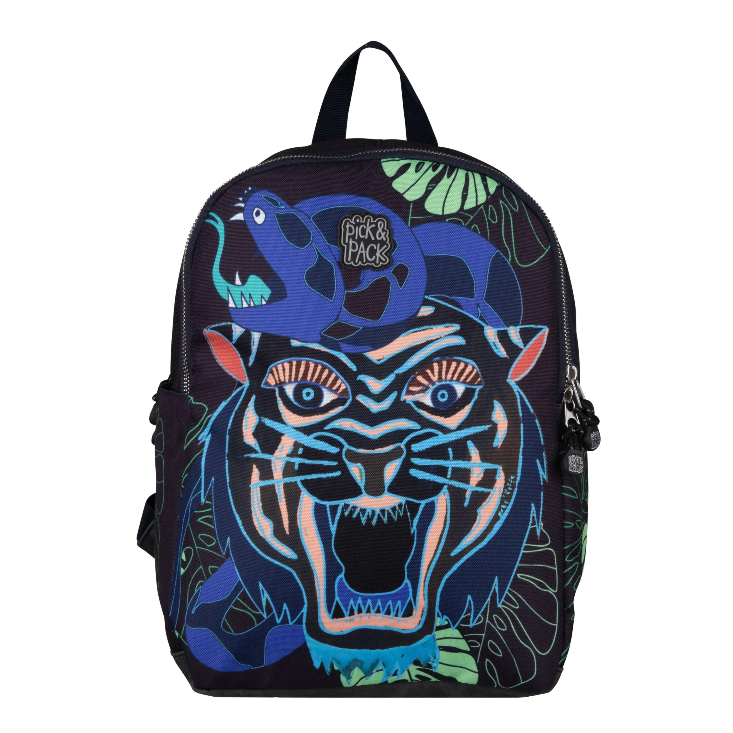 Pick & PACK Rucksack Dangerous Cat M In Blau-bedruckt 1 Pick & PACK Rucksack Dangerous Cat M In Blau-bedruckt