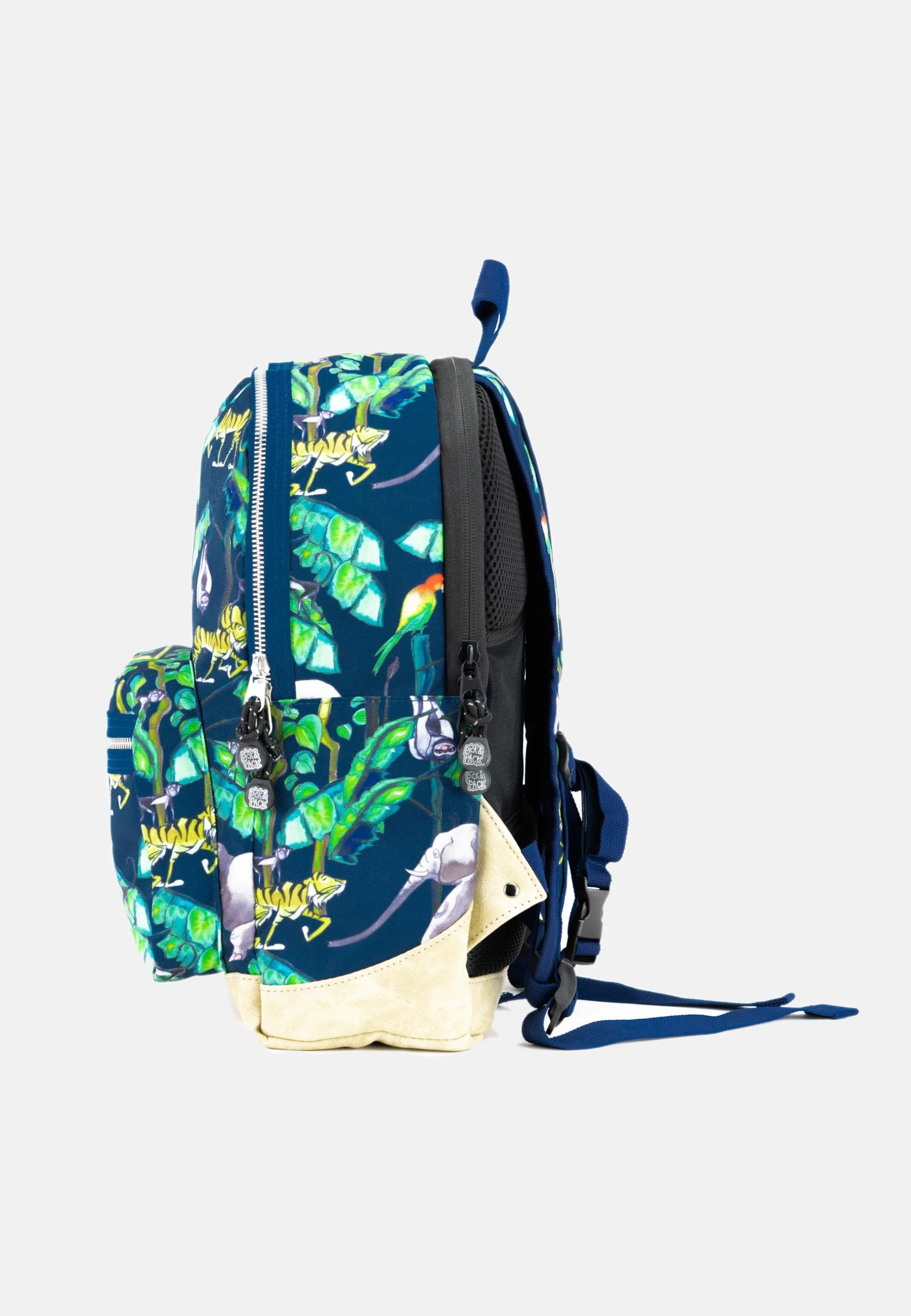 Pick & PACK Rucksack Happy Jungle M In Dunkelblau 4 Pick & PACK Rucksack Happy Jungle M In Dunkelblau – Bild 4