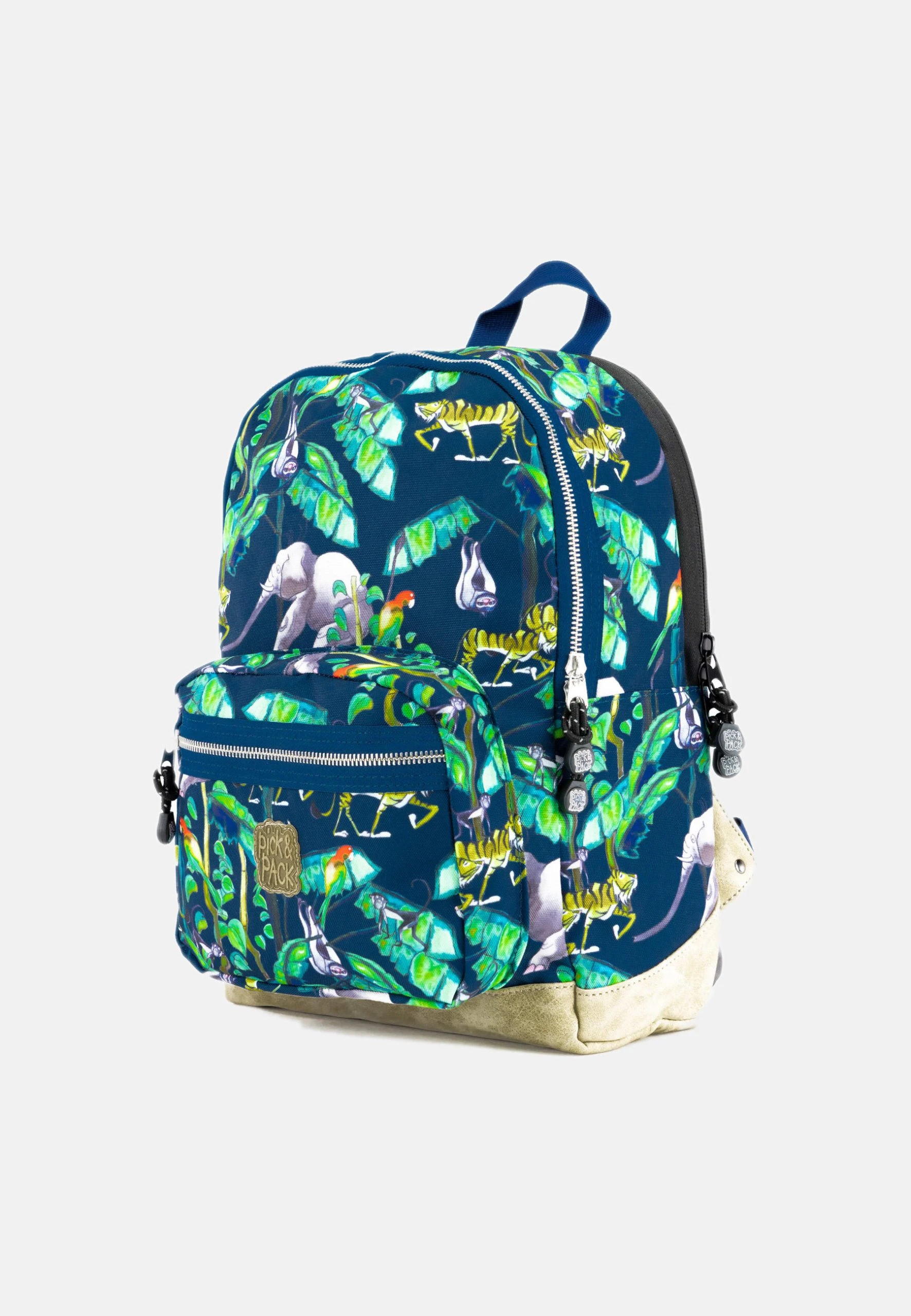 Pick & PACK Rucksack Happy Jungle M In Dunkelblau 5 Pick & PACK Rucksack Happy Jungle M In Dunkelblau – Bild 5