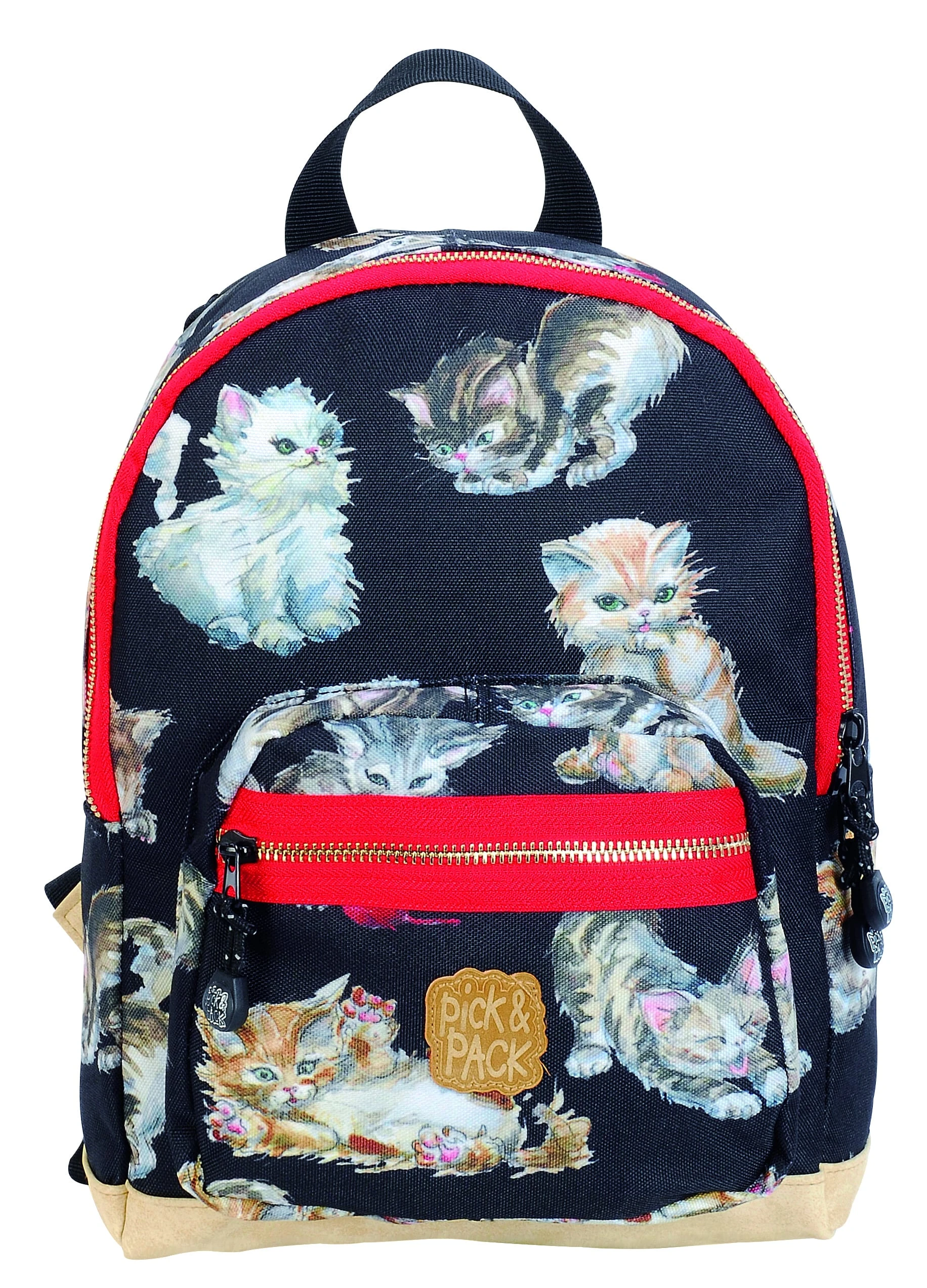 Pick & PACK Rucksack Kittens In Schwarz 1 Pick & PACK Rucksack Kittens In Schwarz