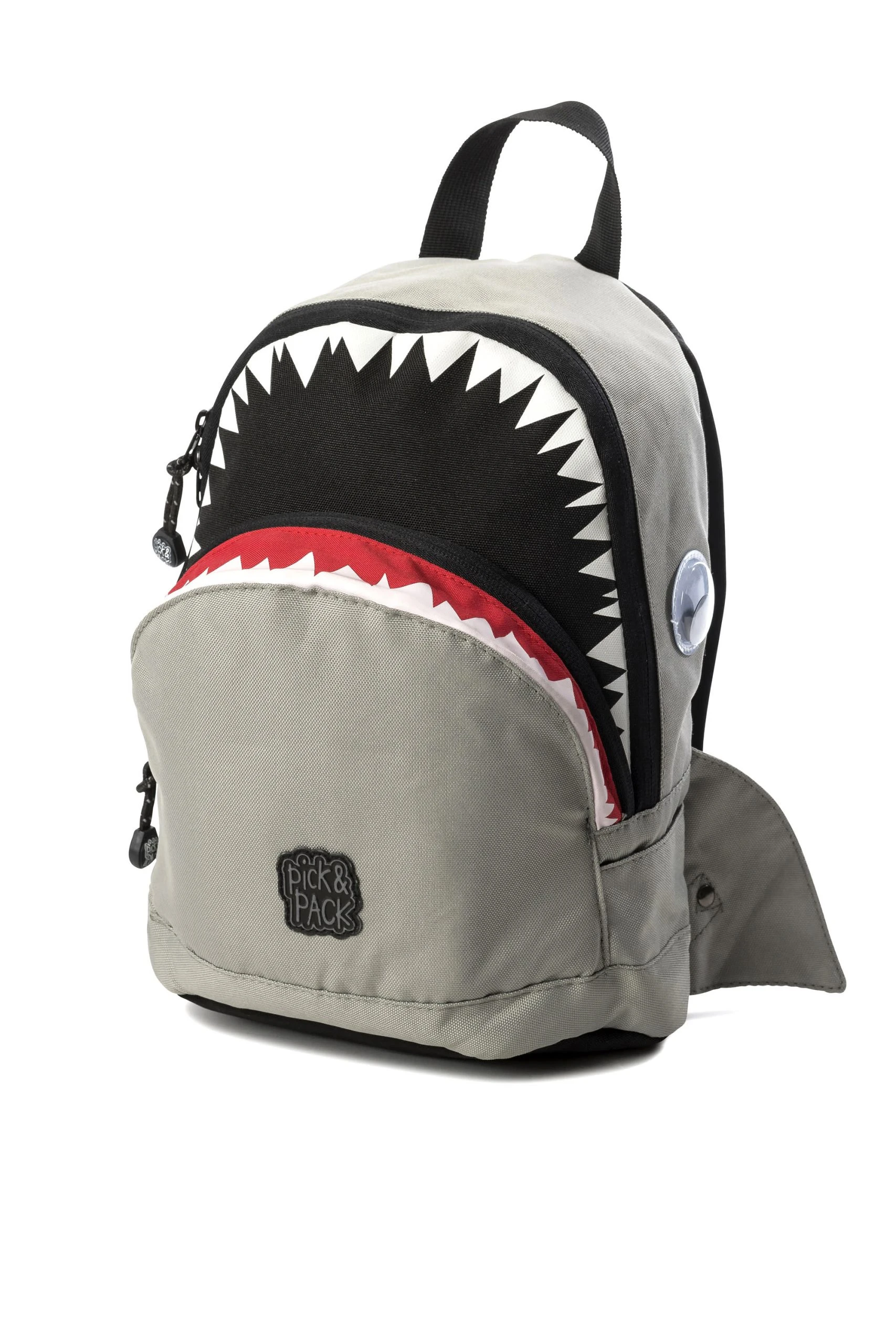 Pick & PACK Rucksack Shark Shape S In Grau 1 Pick & PACK Rucksack Shark Shape S In Grau