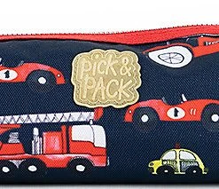 Pick & PACK Schlampermäppchen Cars Navy, Unbefüllt