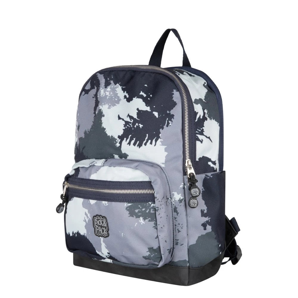 Pick & PACK Vorschul-Rucksack M Faded Camo In Grau 2 Pick & PACK Vorschul-Rucksack M Faded Camo In Grau – Bild 2