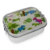 PPD Edelstahl-Lunchbox "Dinos" - (B)16,5 X (H)6 X (T)14 Cm