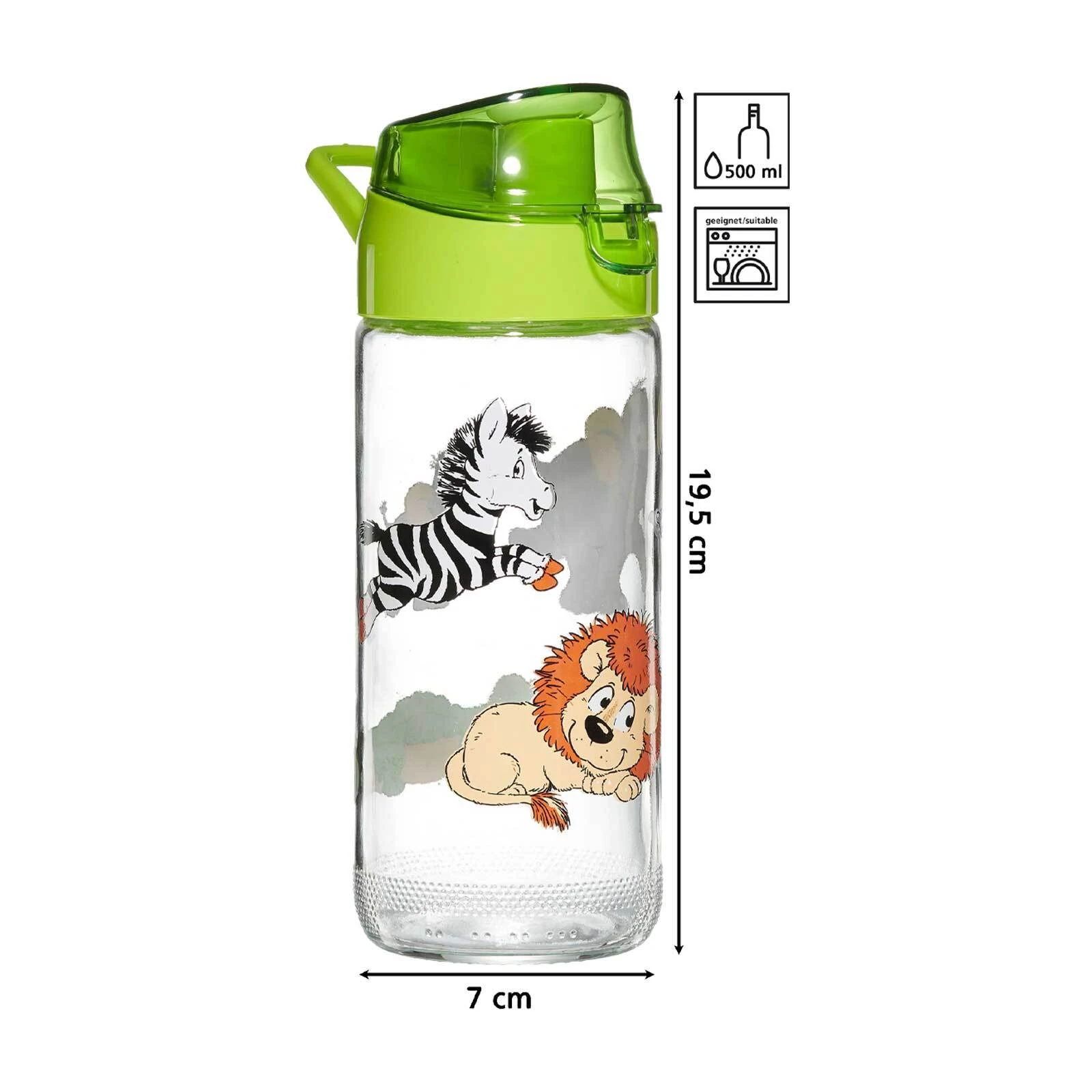 Ritzenhoff & Breker 2er Set Brotdose + Trinkflasche Happy Zoo In Bunt 3 Ritzenhoff & Breker 2er Set Brotdose + Trinkflasche Happy Zoo In Bunt – Bild 3