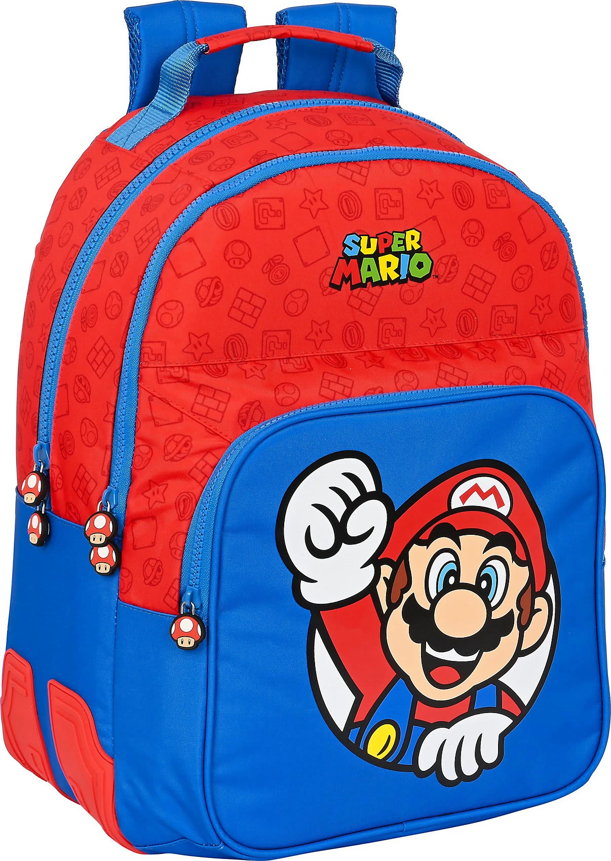 Safta Freizeitrucksack Super Mario Mit 2 Fächern 1 Safta Freizeitrucksack Super Mario Mit 2 Fächern