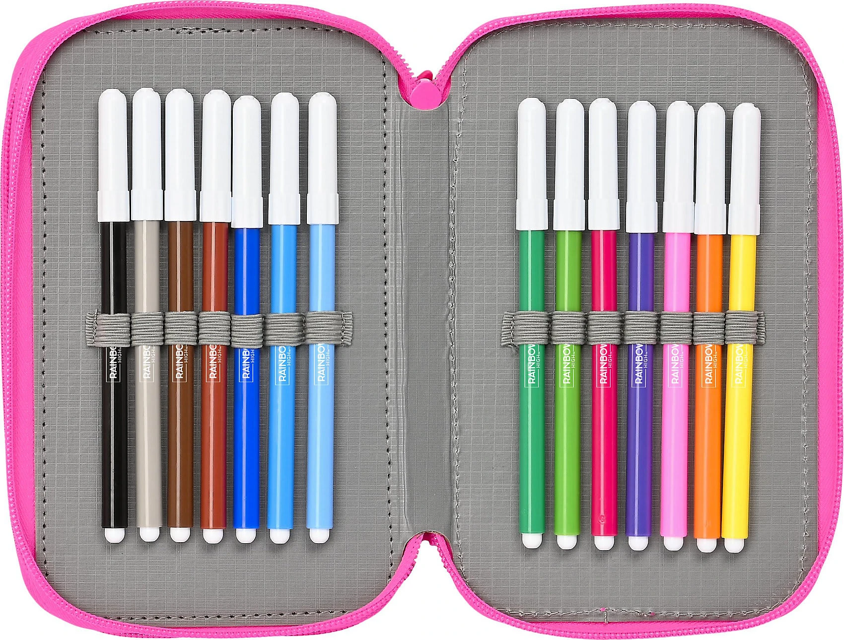 Safta Triple-Federmäppchen Rainbow High, Befüllt, 36-tlg. 6 Safta Triple-Federmäppchen Rainbow High, Befüllt, 36-tlg. – Bild 6