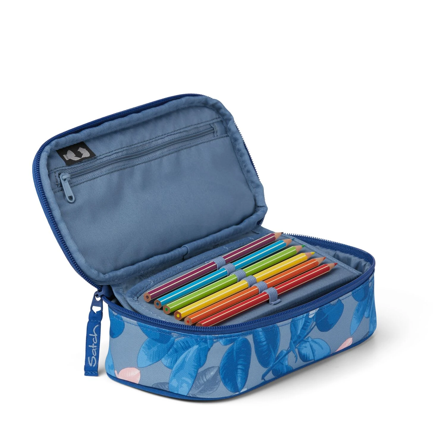 Satch Schlamperbox Summer Soul In Blau/rosa 2 Satch Schlamperbox Summer Soul In Blau/rosa – Bild 2