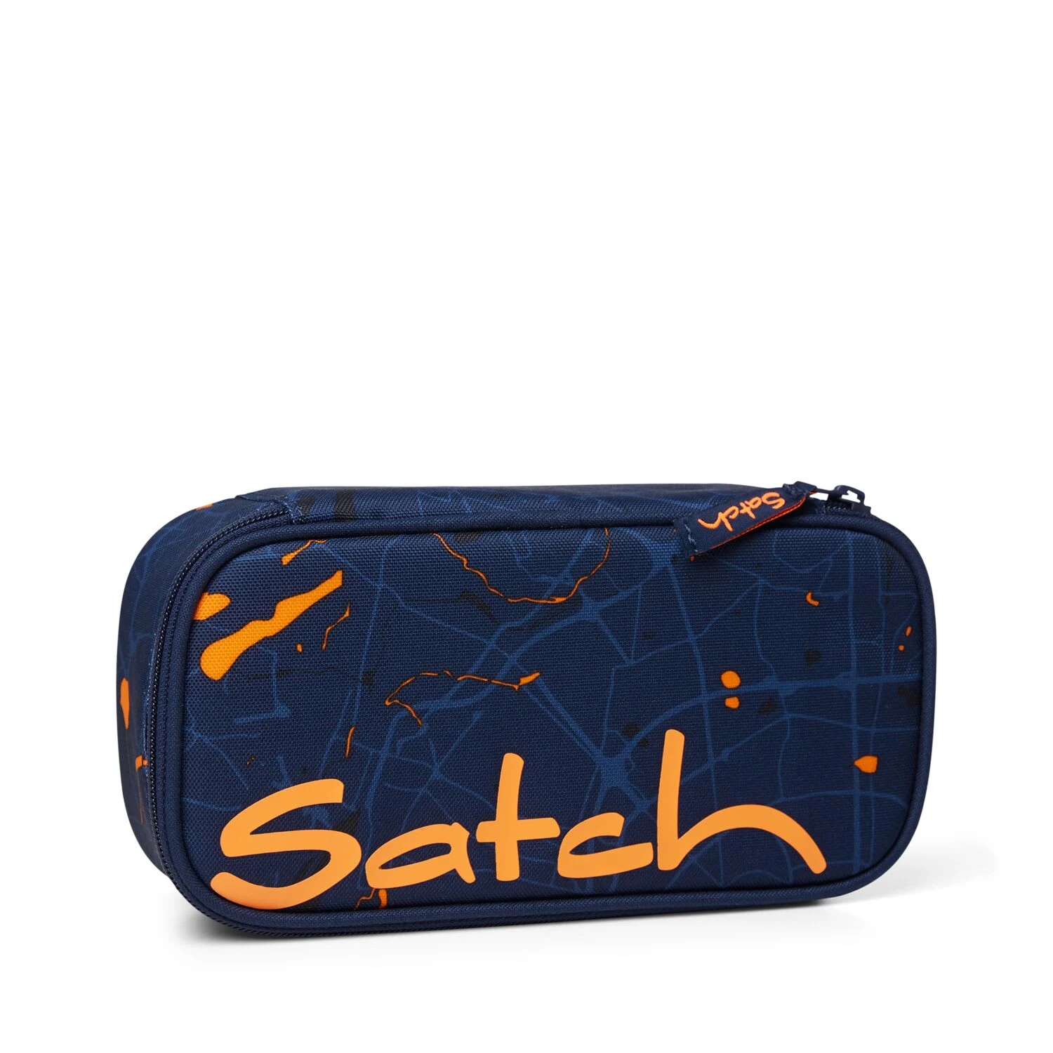 Satch Schlamperbox Urban Journey In Blau/orange 1 Satch Schlamperbox Urban Journey In Blau/orange
