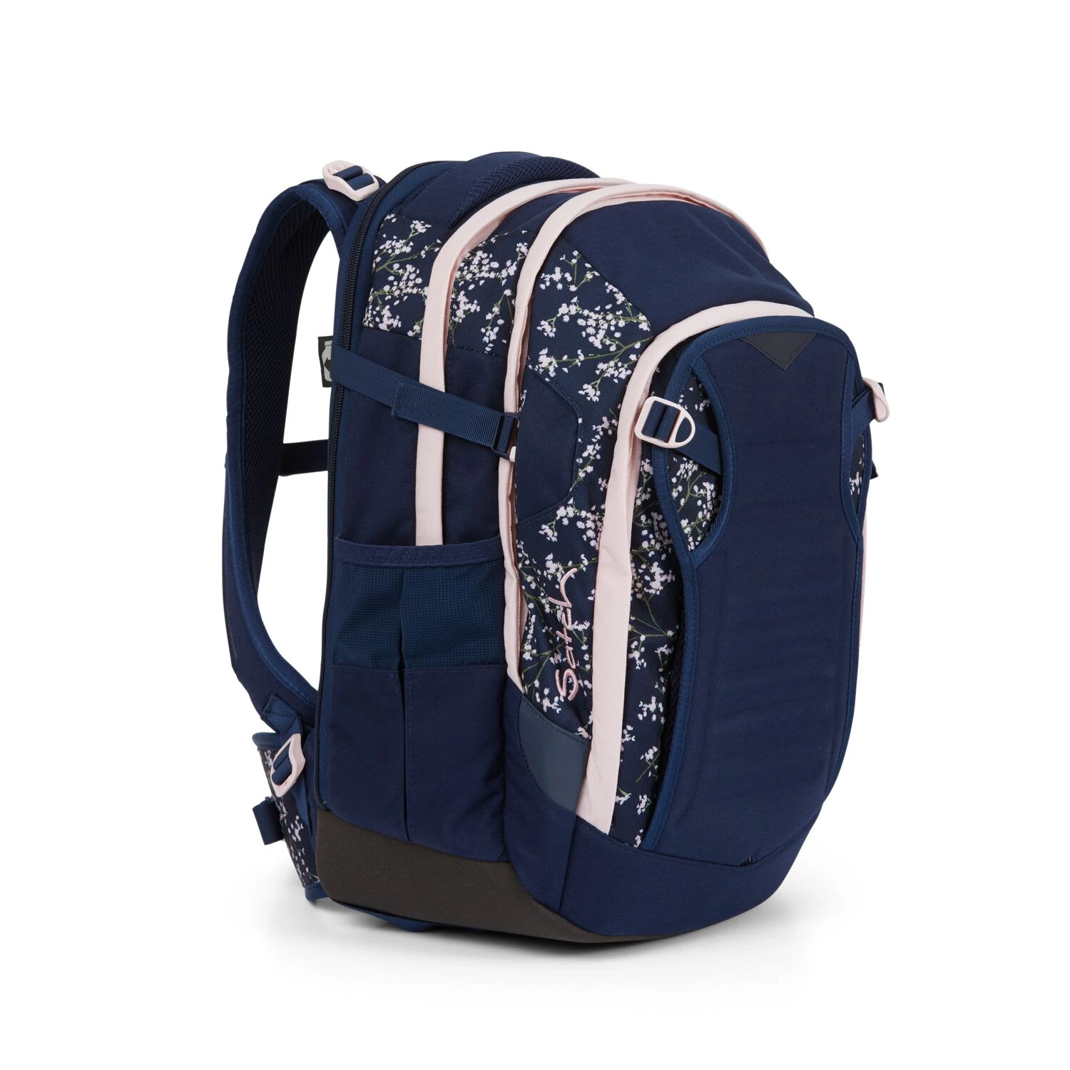 Schulrucksack Satch Match Bloomy Breeze In Blau/rosa 2 Schulrucksack Satch Match Bloomy Breeze In Blau/rosa – Bild 2