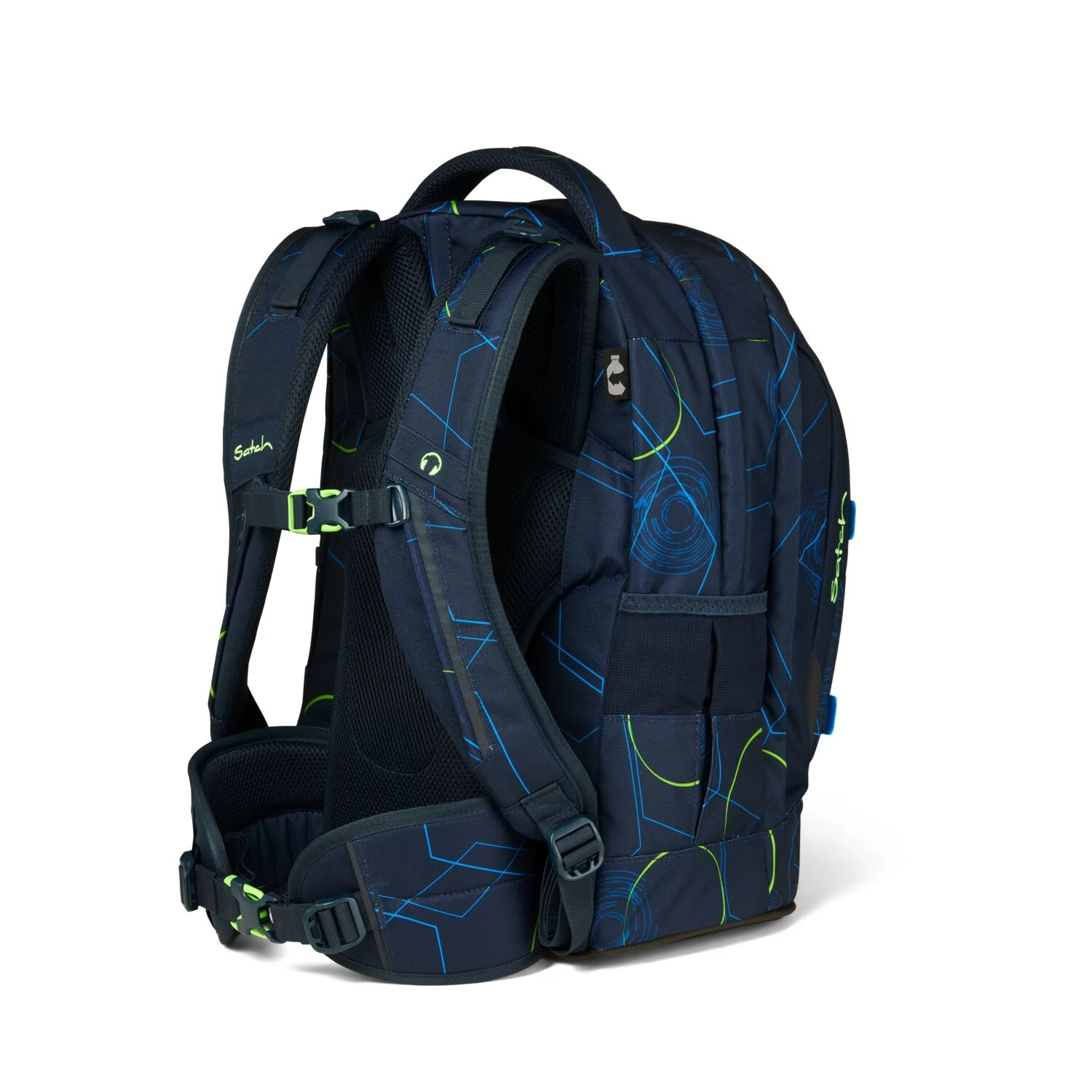 Schulrucksack Satch Pack Blue Tech In Blau 4 Schulrucksack Satch Pack Blue Tech In Blau – Bild 4