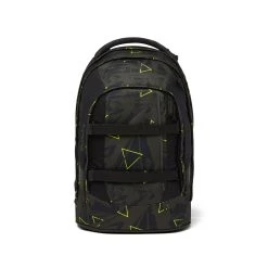 Schulrucksack Satch Pack Geo Storm In Grün/gelb