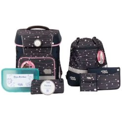 SCHOOL-MOOD Hero Maxx Air+ Schulranzen-Set 7tlg. In Ella