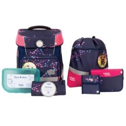 SCHOOL-MOOD Hero Maxx Air+ Schulranzen-Set 7tlg. In Leni