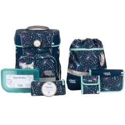 SCHOOL-MOOD Hero Maxx Air+ Schulranzen-Set 7tlg. In Lina