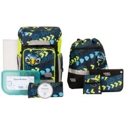 SCHOOL-MOOD Rebel Air+ Schulranzen-Set 8-teilig In Elias