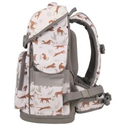 SCHOOL-MOOD Timeless Air+ Schulranzen-Set 7tlg. In Leopard -Yeaz Geschäft school mood timeless air schulranzen set 7tlg in leopard 2