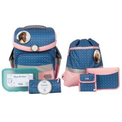 SCHOOL-MOOD Timeless Air+ Schulranzen-Set 7tlg. In Mila