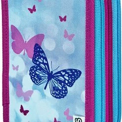 Scooli Triple-Federmäppchen Fly & Sparkle, Befüllt, 30-tlg.